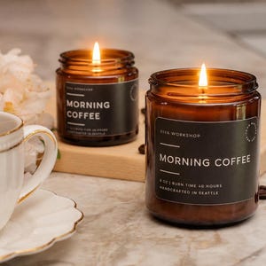 Fall Soy Candle | Pumpkin Spice Candle, Apple Pie Candle, Campfire Candle, Autumn Candle, Fall Home Decor, Thanksgiving Gift, Cozy Fall Gift zdjęcie 19