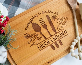 Personalized Cutting Board Gift for Mom | Custom Engraved Cheese Board | Mother’s Day Gift for Her | Kitchen Gift for Mom, Housewarming Gift