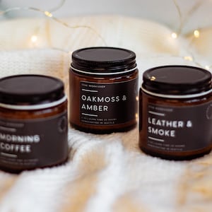 Morning Coffee Scented Candle – Hand-Poured Soy Wax Candle, Bold Rich Aroma, Coffee Lover Gift, Coffee Scented Home Candle