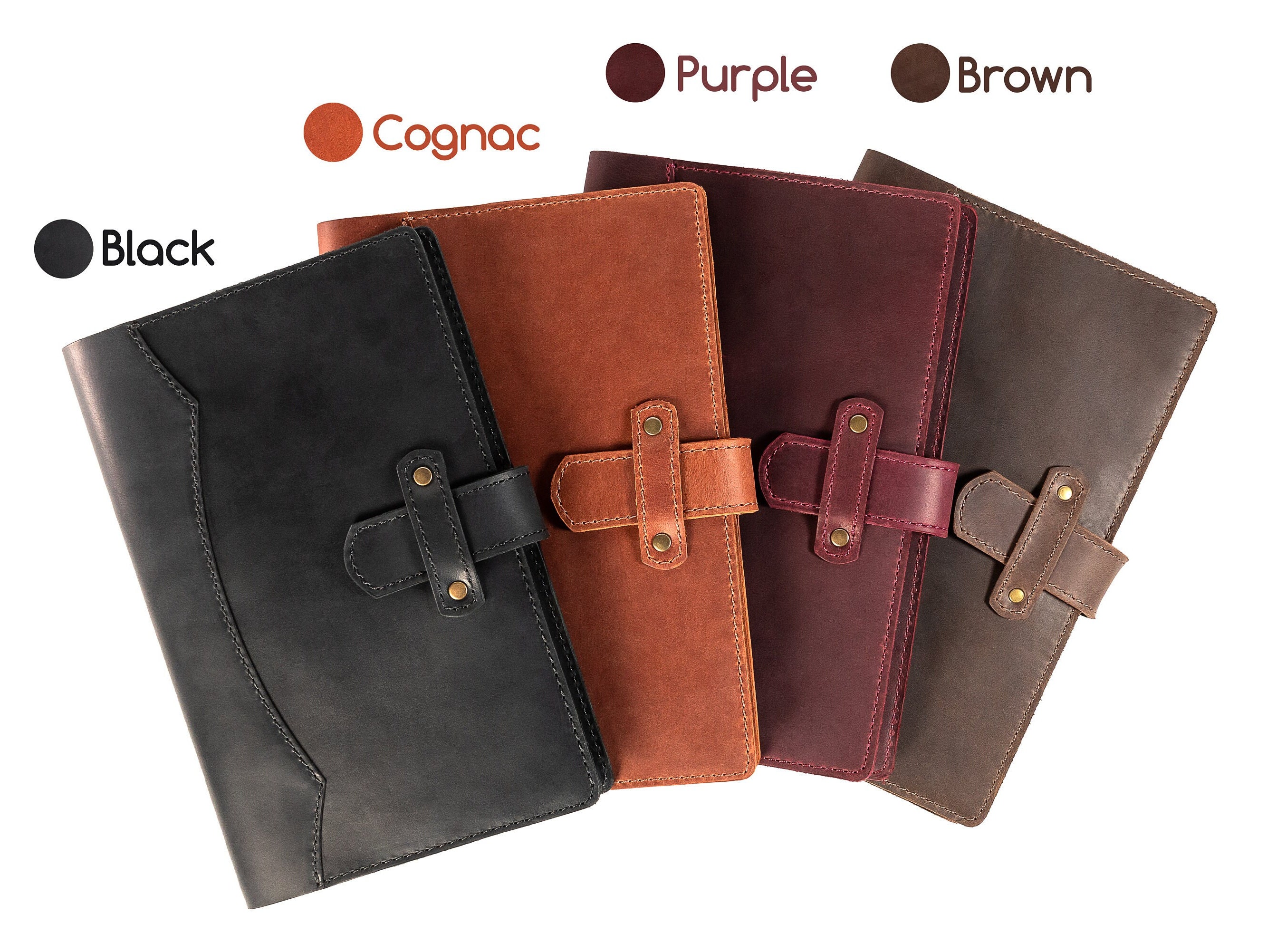 Refillable Personalized Leather Journal, Executive Corporate Gift ...