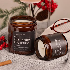 Christmas Candle | Holiday Soy Candle | Winter Scented Candles: Christmas Tree, Peppermint, Gingerbread | Clean Non-Toxic Host Gift image 18