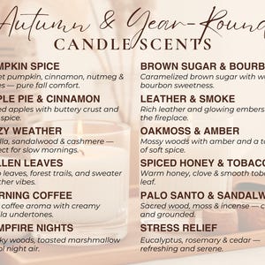Christmas Candle | Holiday Soy Candle | Winter Scented Candles: Christmas Tree, Peppermint, Gingerbread | Clean Non-Toxic Host Gift image 9