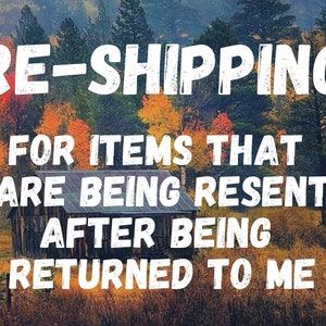 Re-shipping Fee