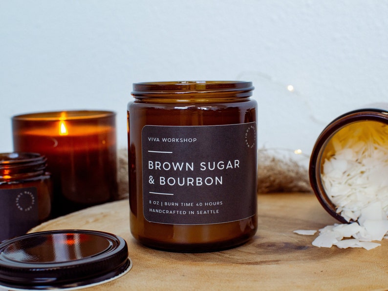 Brown Sugar & Bourbon Soy Wax Candle