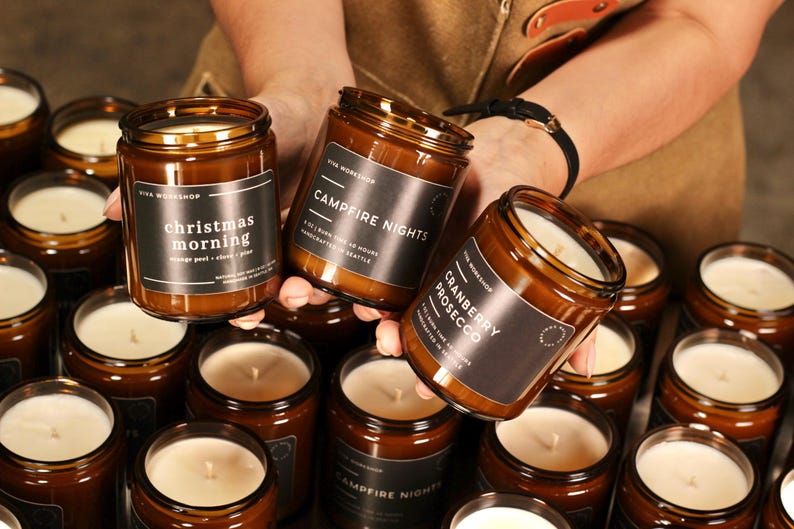 VivaWorkshop Soy Wax Candle - Thumbnail 5