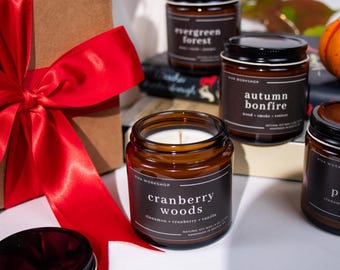 Fall Decor Soy Candles Pumpkin Scented Candle | Autumn Farmhouse Decor Gift | Available Individually or Set of 4