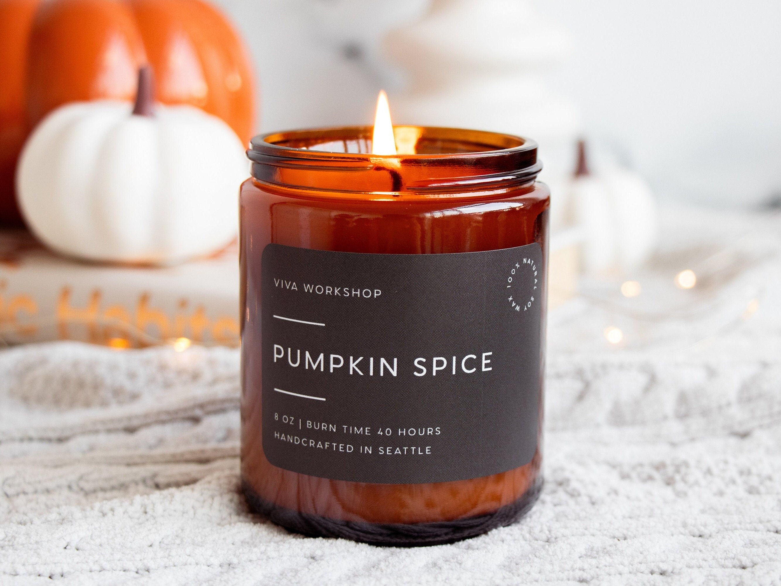 Harvest Spice Tallow & Beeswax Candle