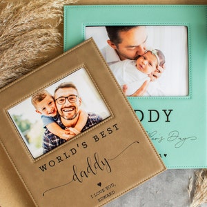 First Father’s Day Gift – New Dad Gift from Son, Father’s Day Picture Frame, Dad Frame, Personalized Father’s Day Gift for Him