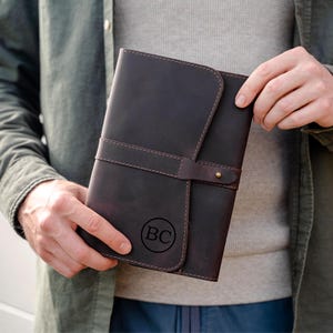 Leather Journal for Men – Personalized Leather Notebook, Travel Journal, Leather Christian Journal, Custom Journal for Him, Men’s Gift
