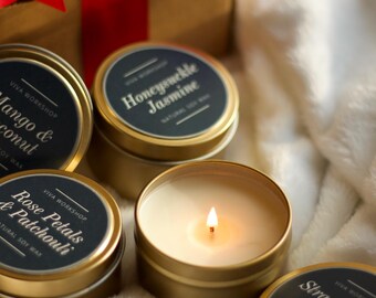 Mother’s Day Self Care Candle Gift | 6 oz Soy Wax Spa Candles | Relaxation Gift for Mom | Spa Gift Box for Her | Sold Individually or Set