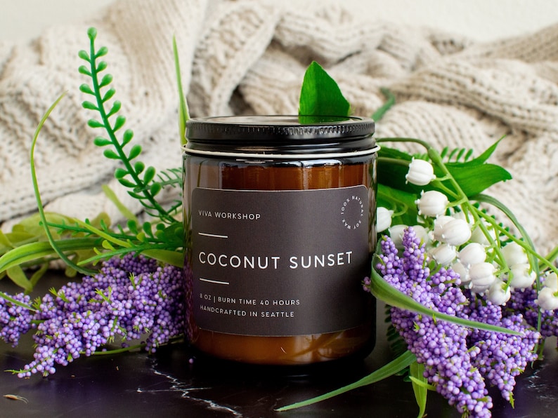 VivaWorkshop Soy Wax Candle - Thumbnail 2