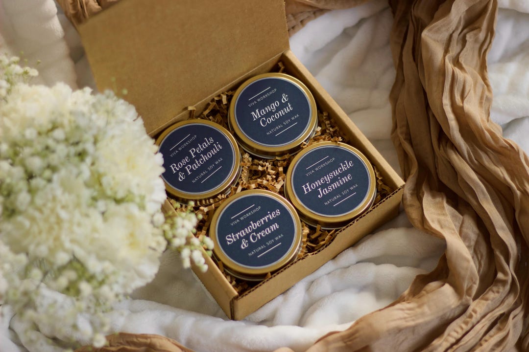 Mother’s Day Candle Gift Set | 6 Oz Soy Wax Candles | Floral & Fruity ...