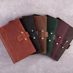 Cuaderno de cuero personalizado / Diario recargable para planificar y alcanzar objetivos diarios / Diario de cuero grabado a mano imagen 20