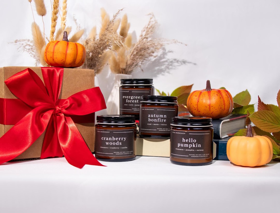 Scented Candle Gift | Non-toxic Soy Wax Candles, Fall Scented Candles ...