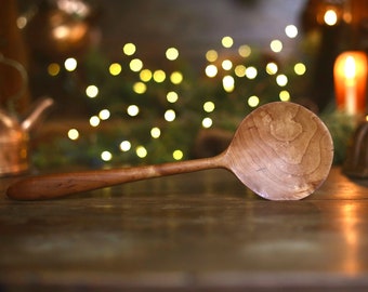 The Harvest Spoon - Roasted Maple | Wooden Serving Spoon