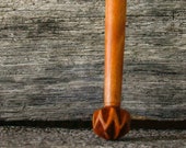 Muddler Hot Chocolate Frother Spurtle Wooden Kitchen Tool Cherry
