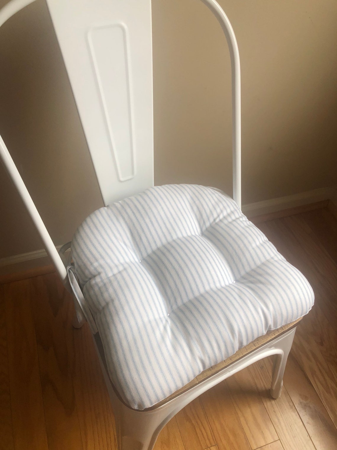 Farmhouse/Industrial/Metal Chair cushions/Made to Order/14x14/ Etsy