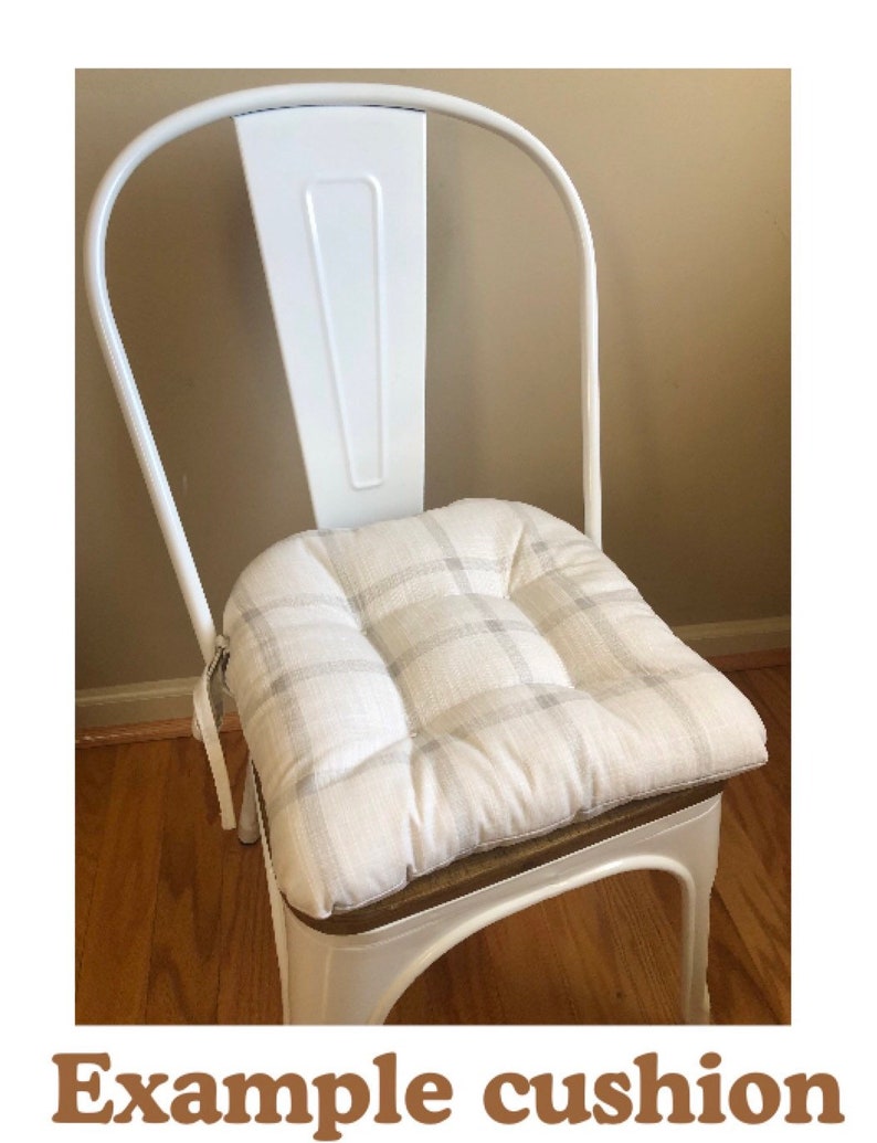 FarmhouseIndustrialMetal Chair cushionsMade to Order14x14