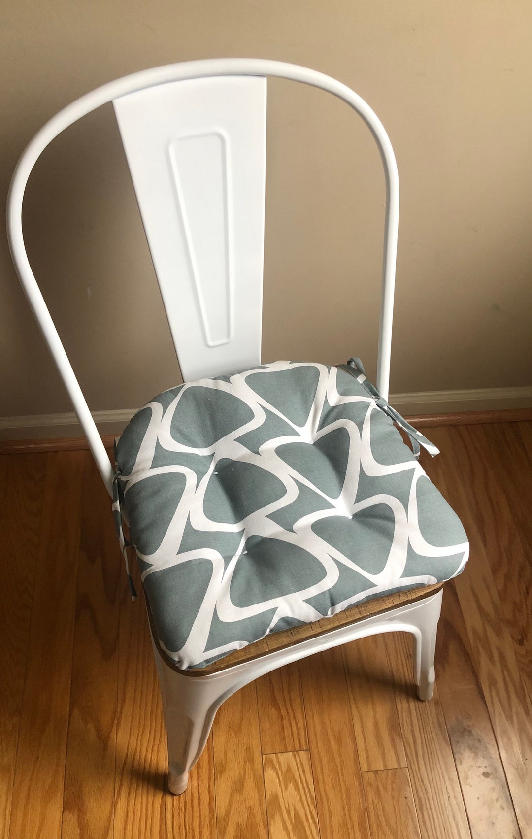 Farmhouse/industrial/metal Chair Cushions/made to Etsy