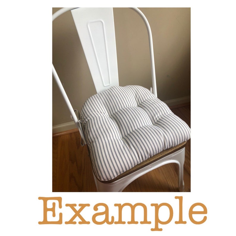 FarmhouseIndustrialMetal Chair cushionsMade to Order14x14