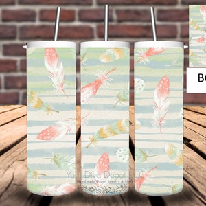 20oz. Skinny Tumbler w/ Straw, Double Wall Insulated, Drinking Tumbler