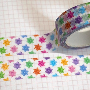 Star Candy Washi Tape - Stationery Tape - Cute Stationery - Nerdy Stationery - Kawaii - Bullet Journal - Washi Tape