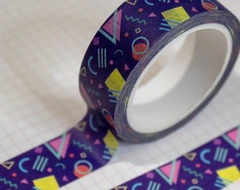 Arcade Carpet Washi Tape - Stationery Tape - Cute Stationery - Nerdy Stationery - Kawaii - Bullet Journal - Washi Tape