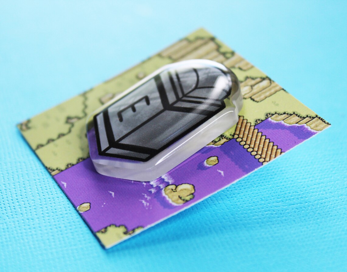 Iron Pencil/eraser Statue Earthbound Nintendo Pin Bag Etsy