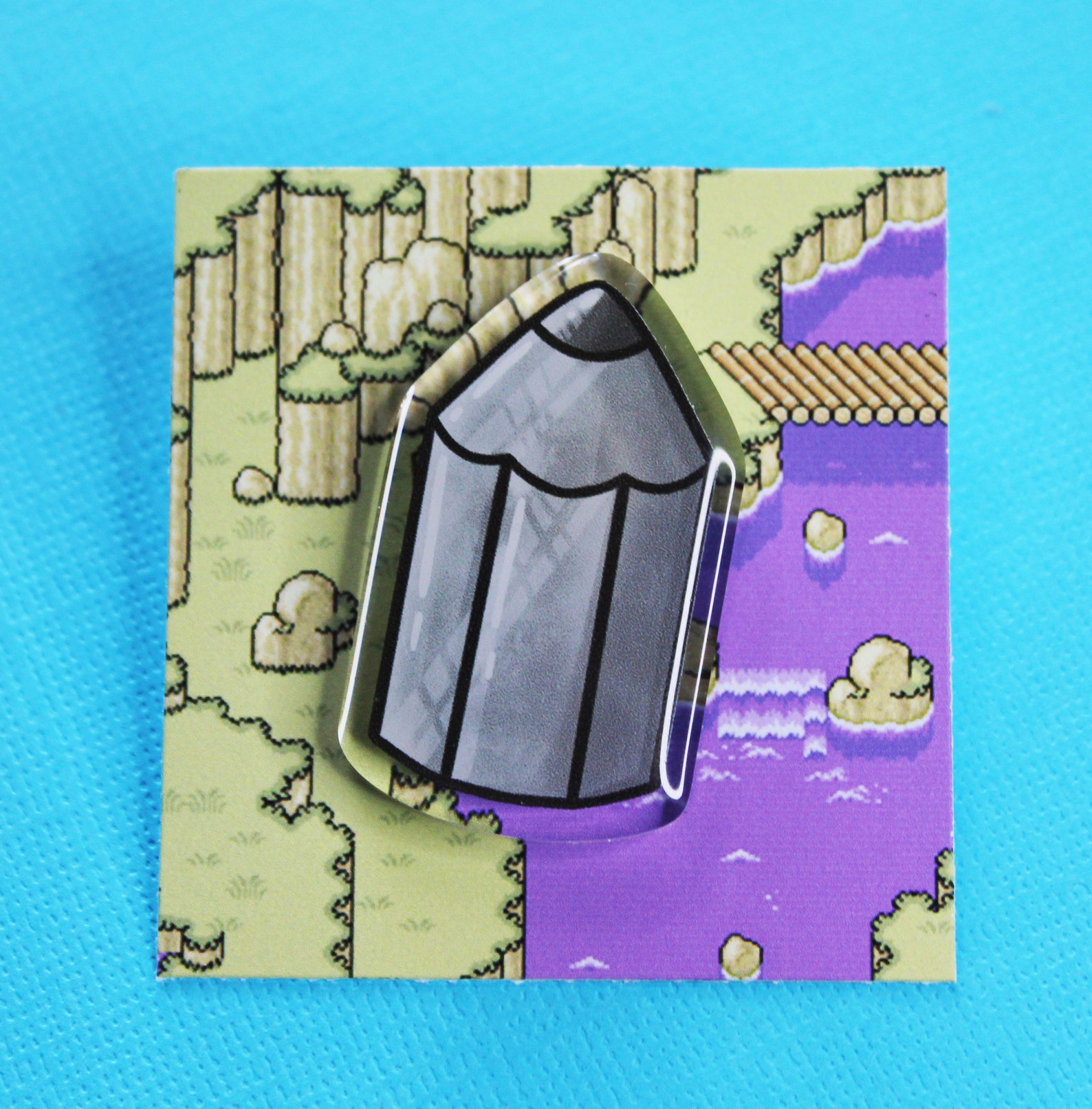 Iron Pencil/eraser Statue Earthbound Nintendo Pin Bag Etsy