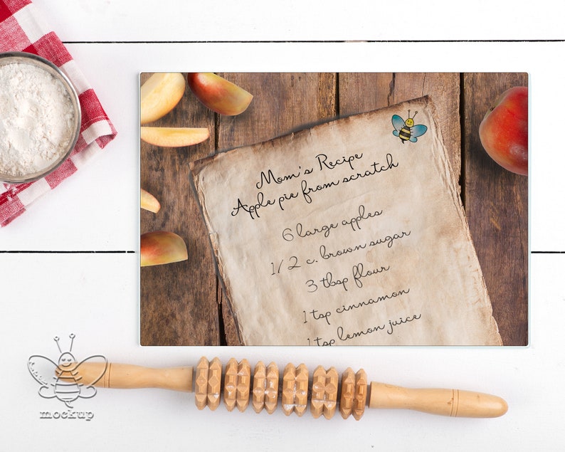 Download Tempered glass cutting board mock up 7.9 x 11.1 | Etsy