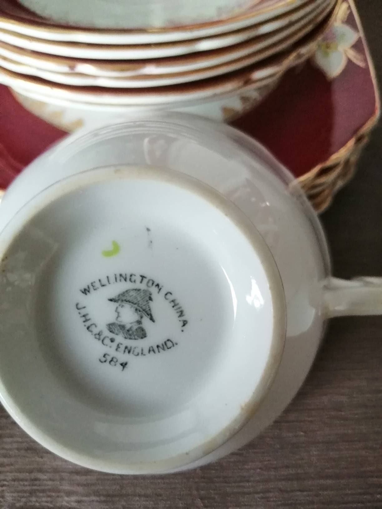 Vintage Wellington China Tea Coffee Set Etsy