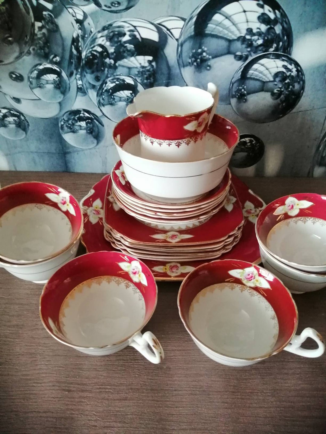 Vintage Wellington China Tea Coffee Set Etsy.de