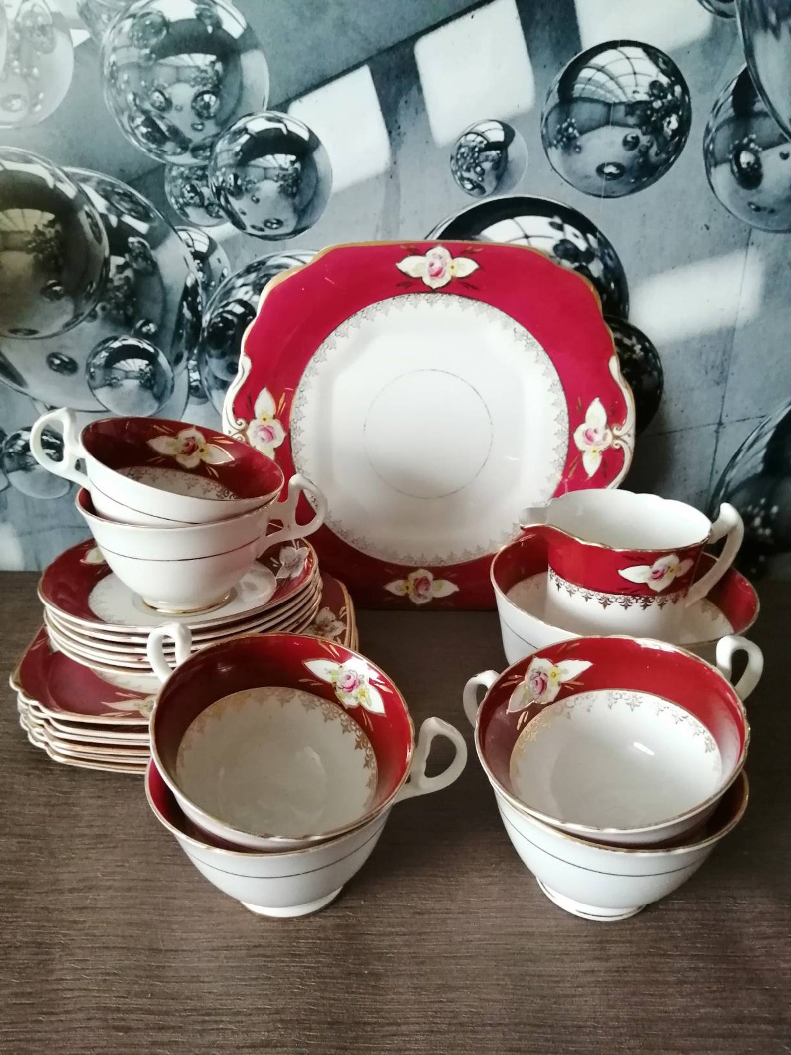 Vintage Wellington China Tea Coffee Set Etsy.de