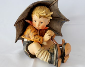 Large Hummel Goebel figure 20 cm 152/IIA Boy Umbrella Umbrella Boy Salvaged