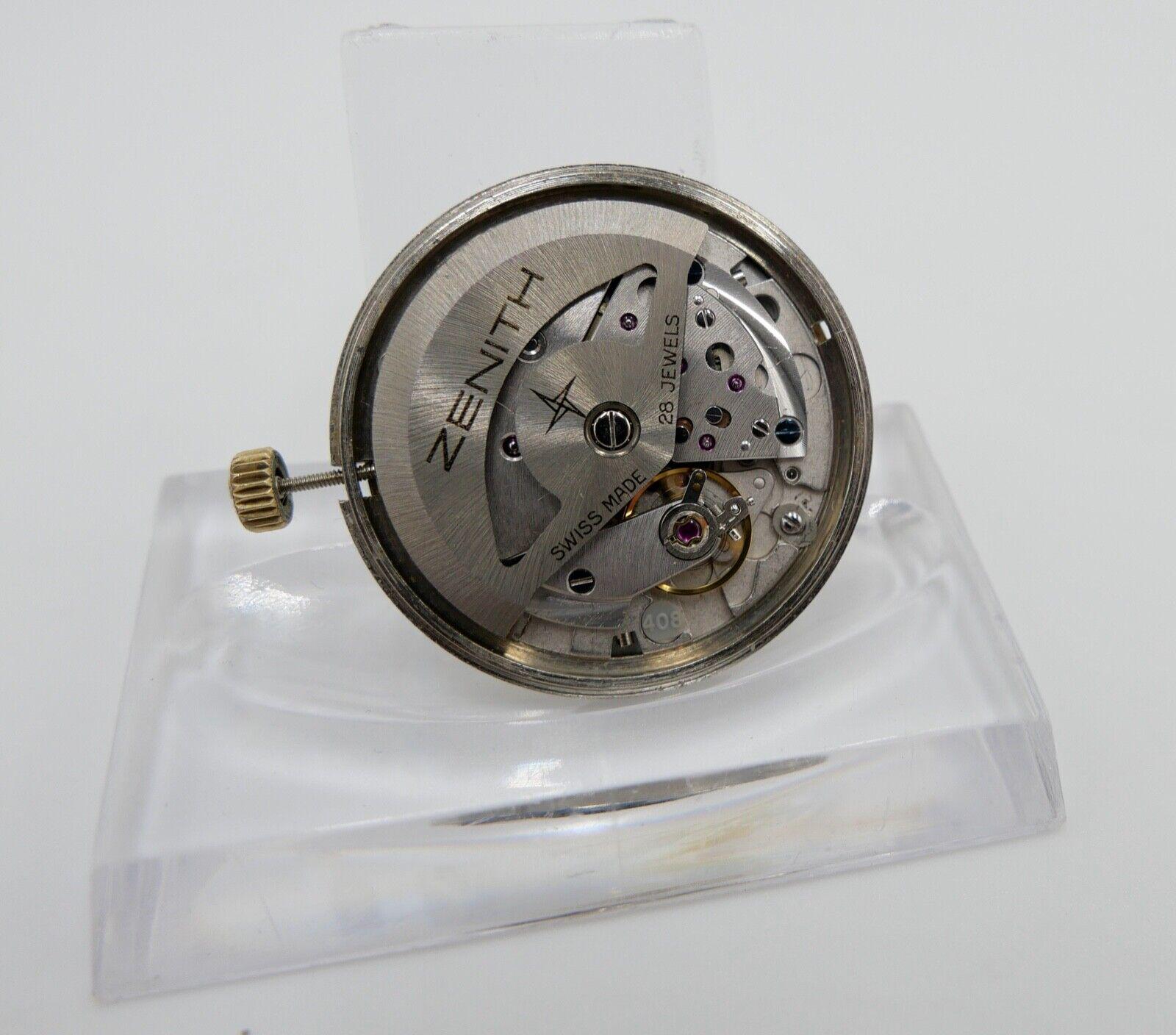 Mouvement Et Cadran Zenith Calibre 408 Automatique - Pour Réparation Ou Collection, Occasion