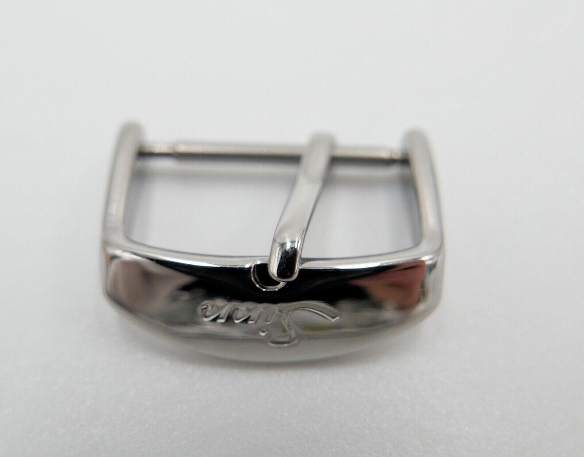 Original SINN Dornschließe Edelstahl Armbanduhr 20mm BUCKLE Hochglanz NEU, foto 2 di 3