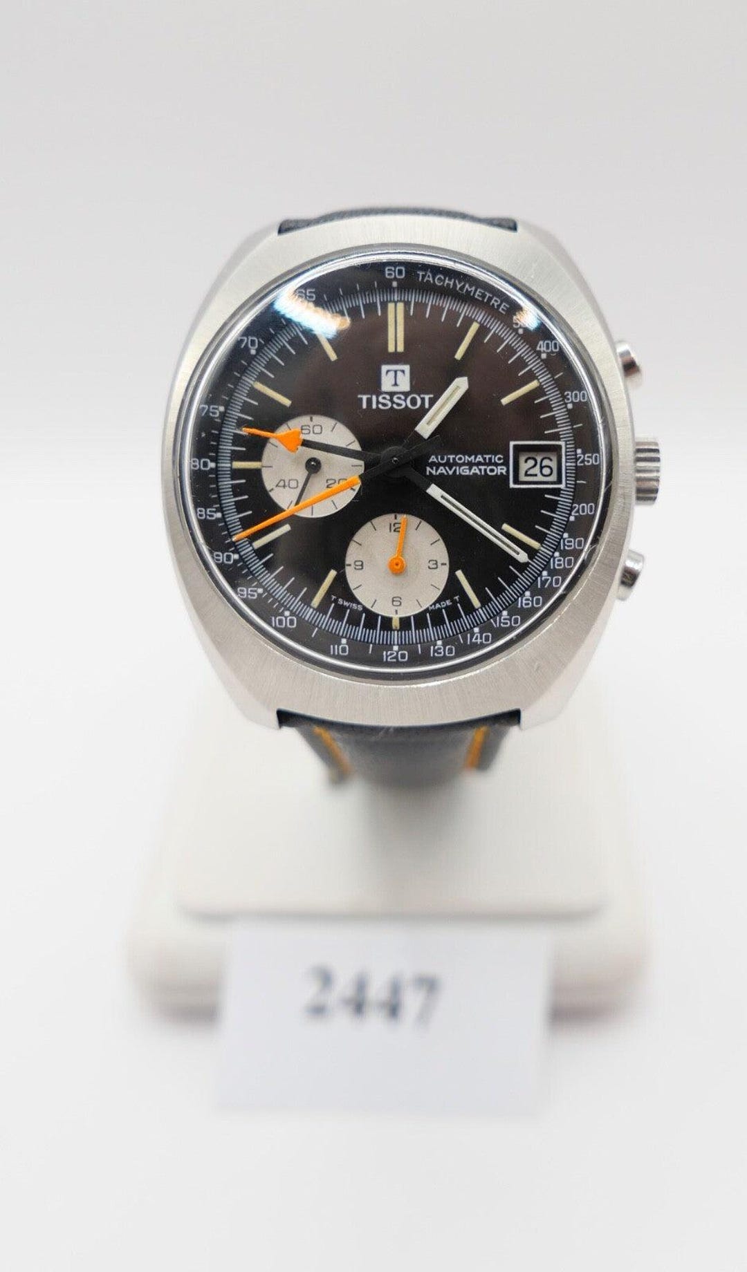 TISSOT 45501 Chronograph 39 Mm Men's Cal. 2170 Wristwatch Panda ZB ...