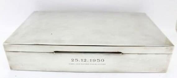 Rar Cigar Box Can Box 1 34 Kg 835 S F Silver 1950 Etsy