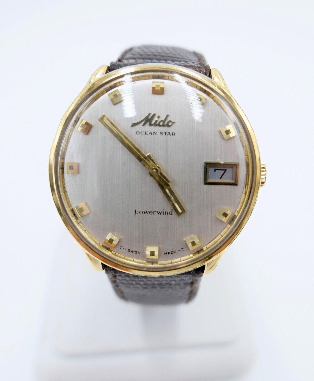 Mido OCEAN STAR Powerwind Automatic 5057 Gold-plated Ø 36
