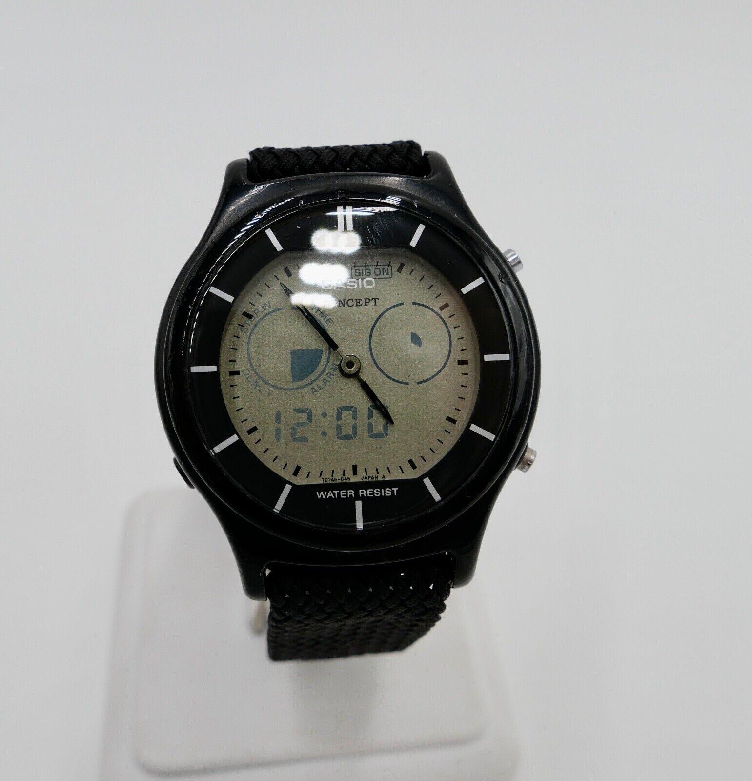 Casio 1358 AQX-11 TWINCEPT Wristwatch 1990s Analog & Digital - Etsy