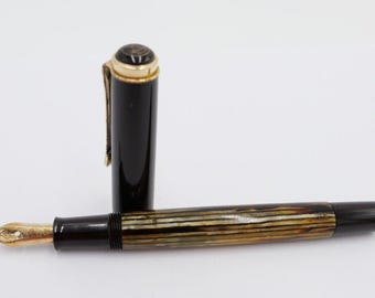 Pelikan P1 Rolled Gold Double - 1950s-1960s Fountain Pen - Germany