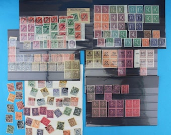 ドイツ連邦 使用済み切手セット 1911 年古いドイツ切手セット、11 個バイエルン - 刻印あり