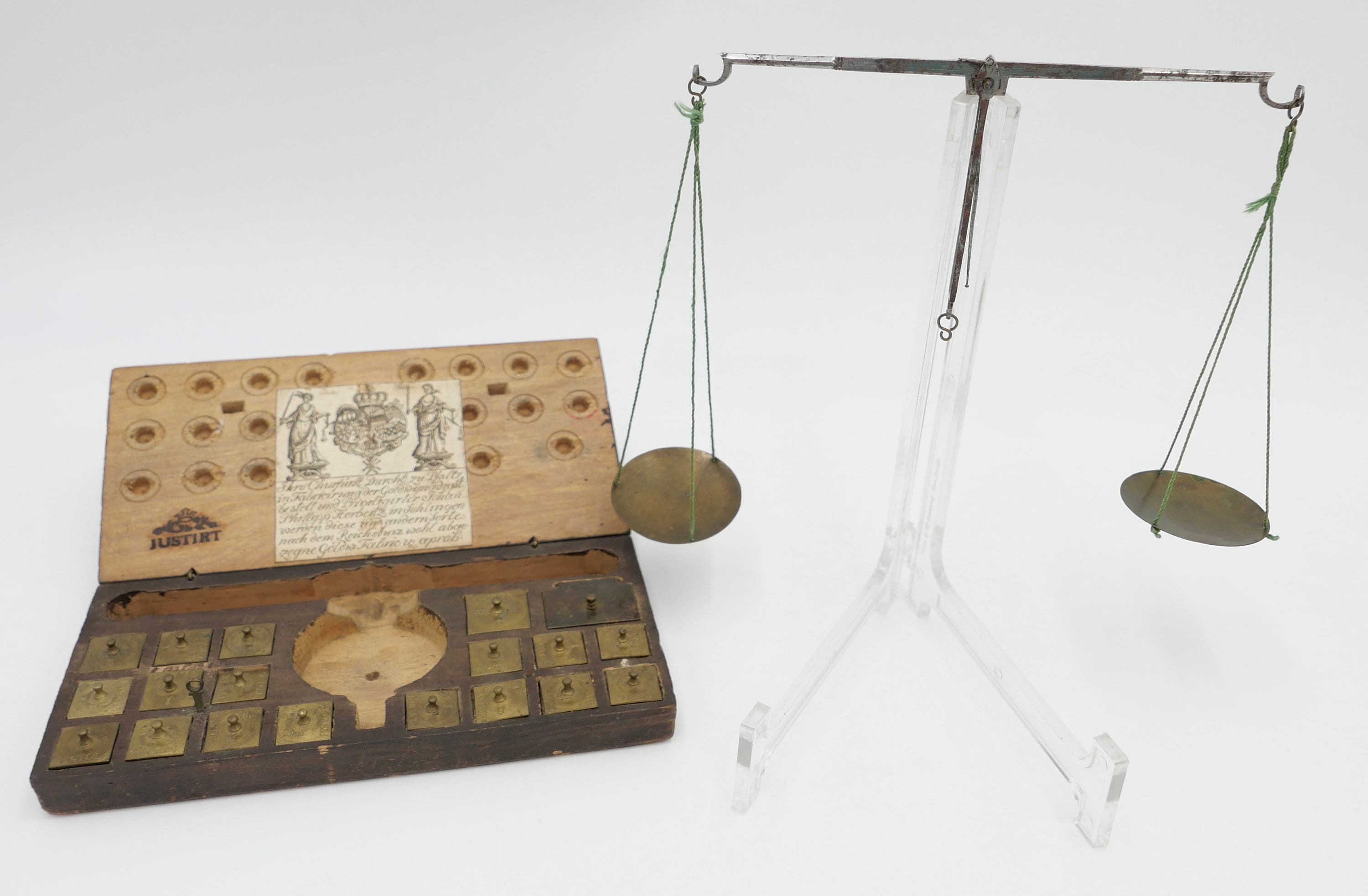 Scales Weighing Coins