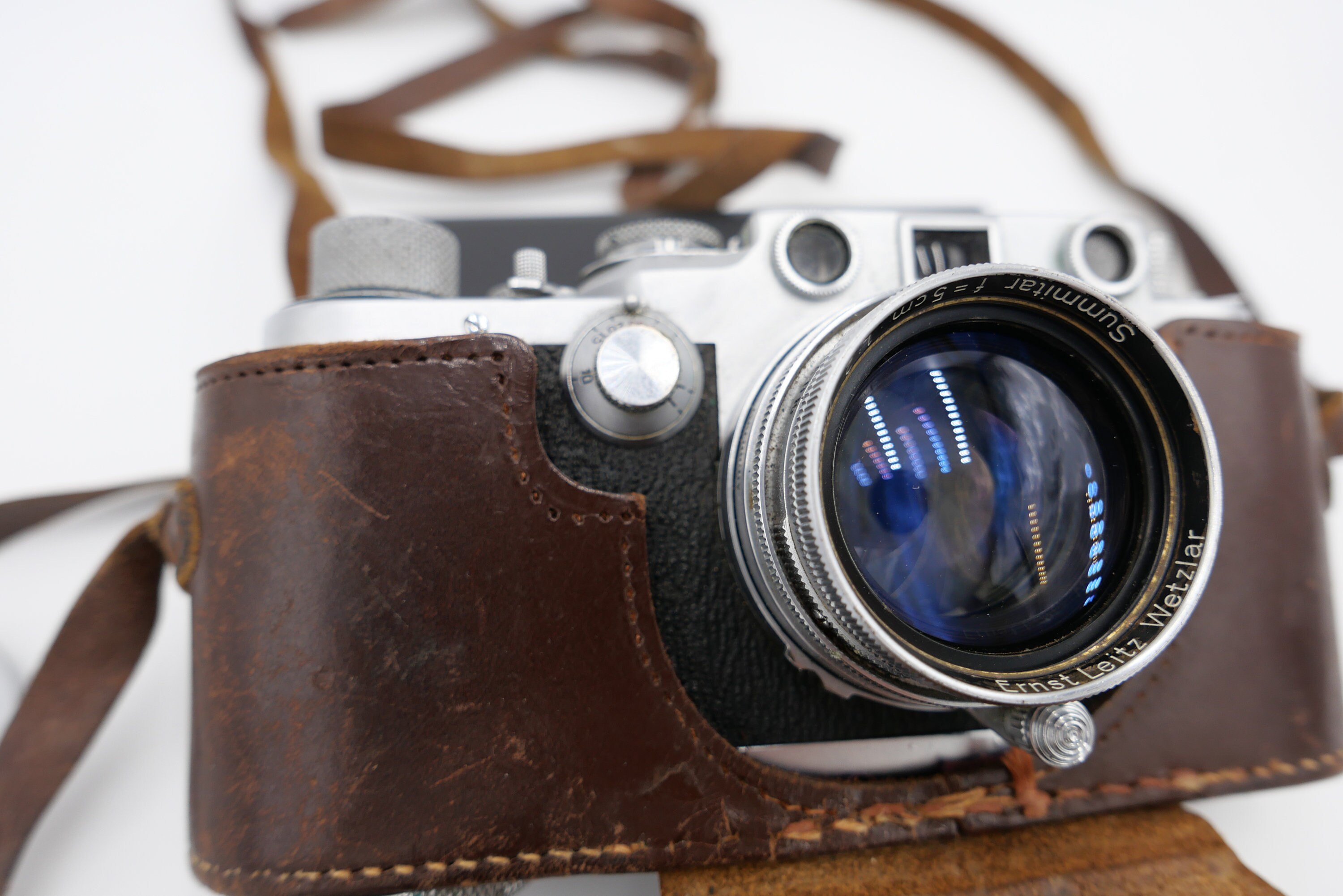 Leica Ernst Leitz Wetzlar D.R.P. No. 447202 Camera SUMMITAR F