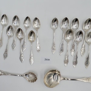 【Koch & Bergfeld 】 マスカロンのスプーン 2本【純銀】9cm Koch and Bergfeld and Silver - Etsy