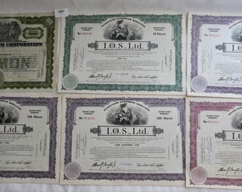 tobacco products corporation Stock Certificate - TOBACCO PRODUCTS CORPORATION - 1921