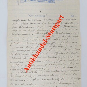 Carta antigua informe de telegrama Kaiser Bind Family HOTEL JAIPUR RAJASTHAN alrededor de 1910