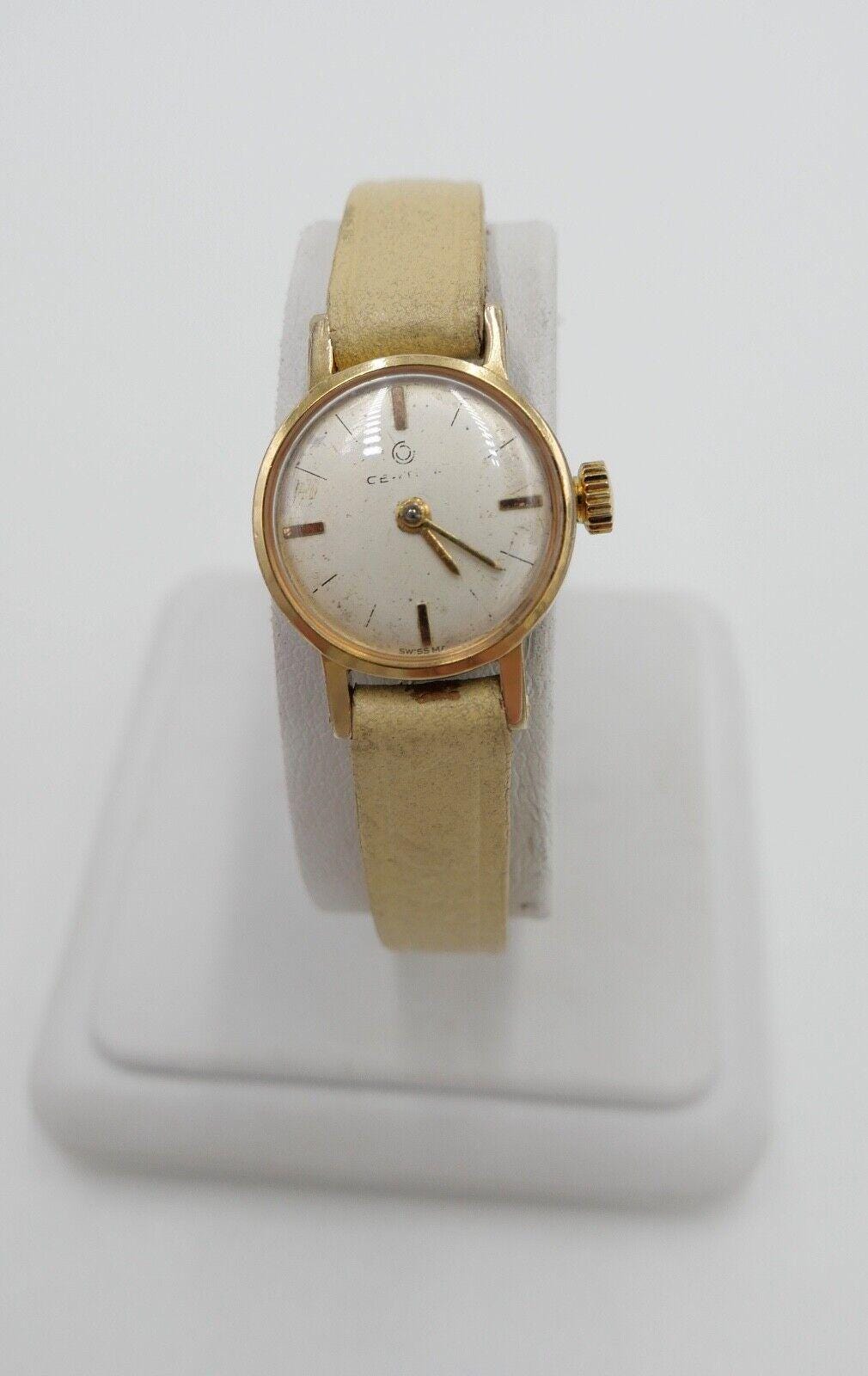 Vieille Montre De Poche (gousset) Dugena Couleur Dorée - Occasion Vintage