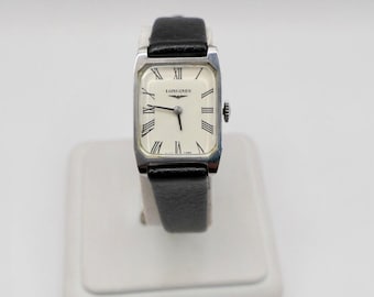 1970s Classic LONGINES Ladies' Watch Cal. 460, new leather strap, manual winding, 21 x 18 mm