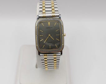 Vintage very rare Men's Lassale (Seiko) Silver tone quartz watch